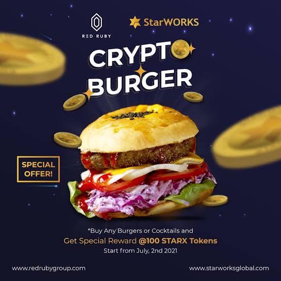  Mau Makan Burger Isi Crypto? Cuma Ada di Red Ruby !