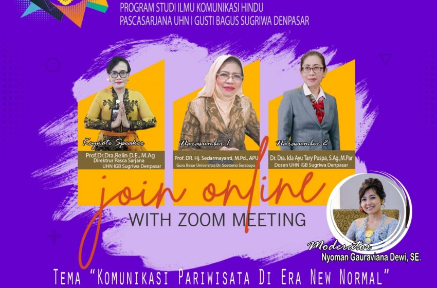  Pascasarjana IKH UHN IGB Sugriwa Gelar Webinar Communication Series I