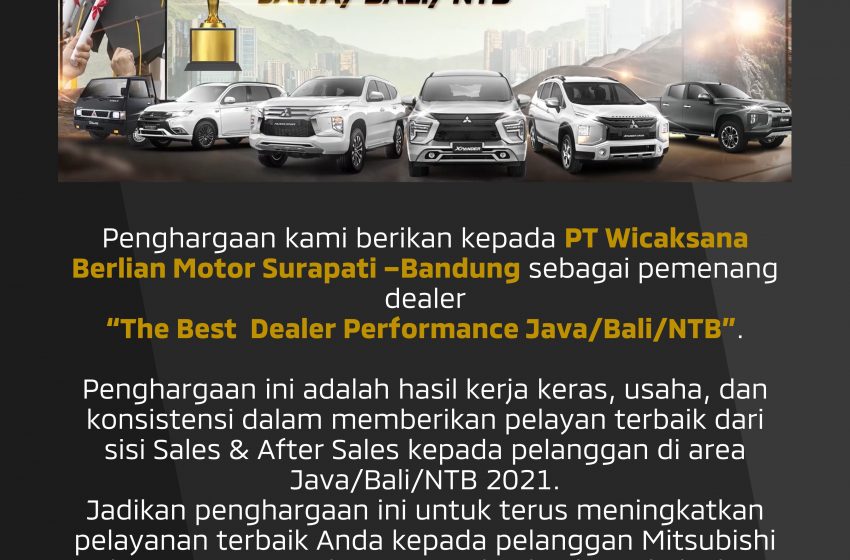  MMKSI Berikan Apresiasi Dealer Dengan Performa Terbaik di Area Jawa, Bali, NTB