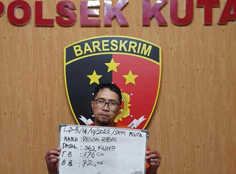  Curi Tas Karyawan Indomart, Pria Bandung Ditangkap di Kuta 