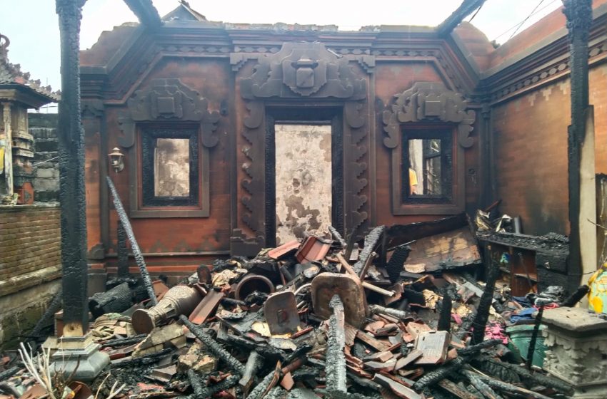  Rumah di Denpasar Terbakar, Kerugian Ratusan Juta 