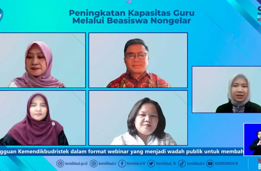  Tingkatkan Kapasitas Guru Melalui Beasiswa Nongelar