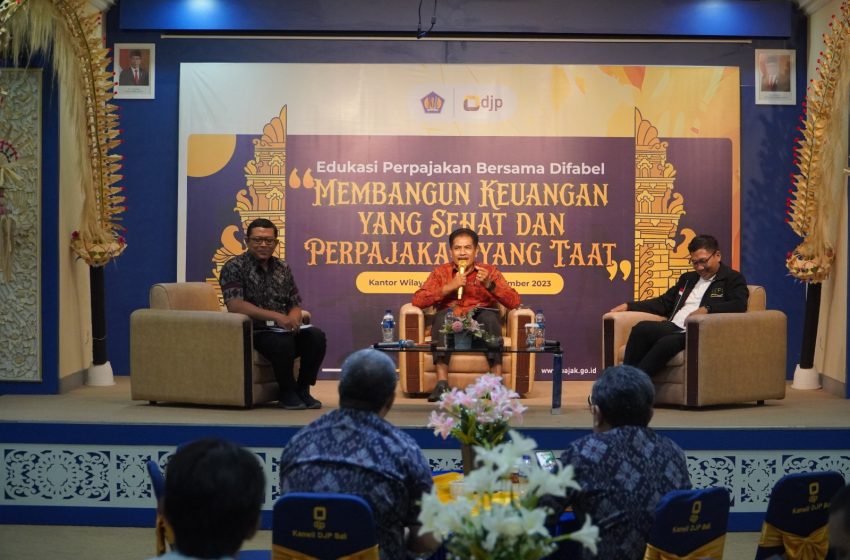  Bantu Berkembang dan Mandiri, DJP Bali Edukasi Pelaku UMKM Difabel