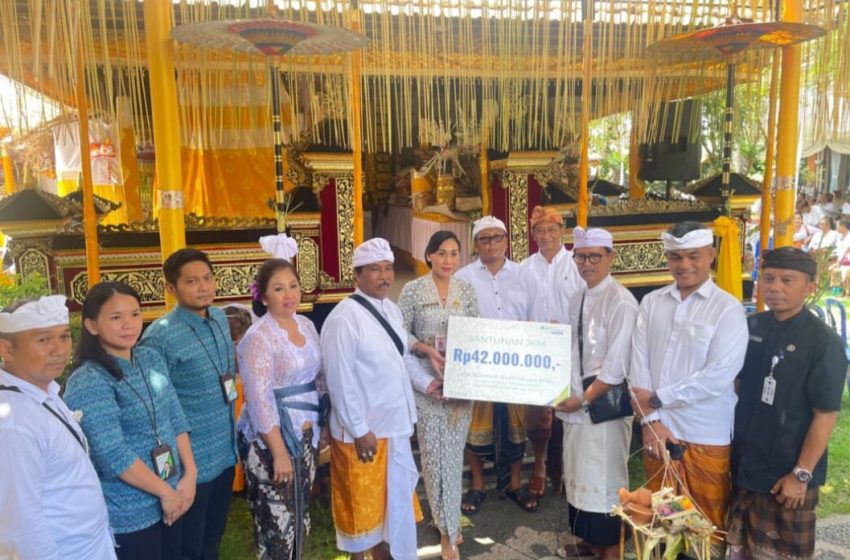  Pedanda di Gianyar Meninggal, BPJAMSOSTEK Gianyar Serahkan Santunan Kematian Rp 42 Juta