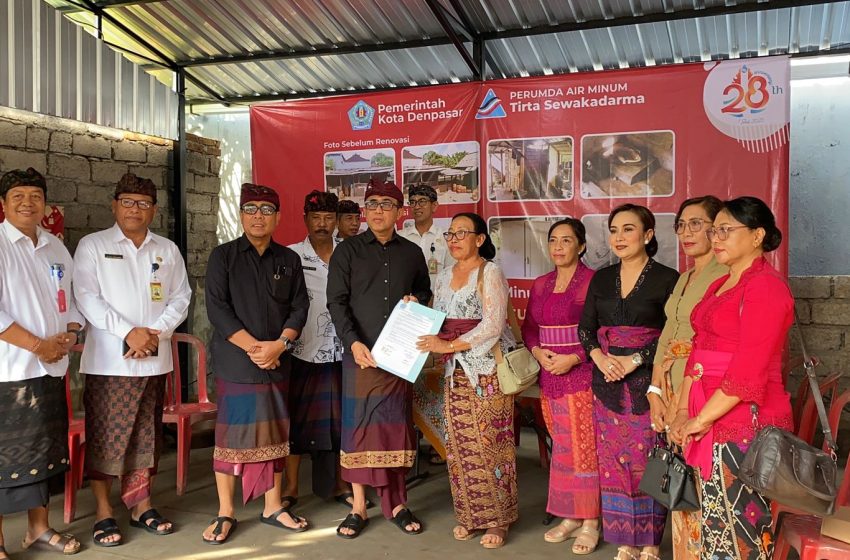  PDAM Denpasar Renovasi Rumah Produksi Kerajinan Gerabah Binoh Kaja