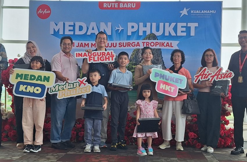  AirAsia Resmi Buka Rute Langsung Phuket–Medan