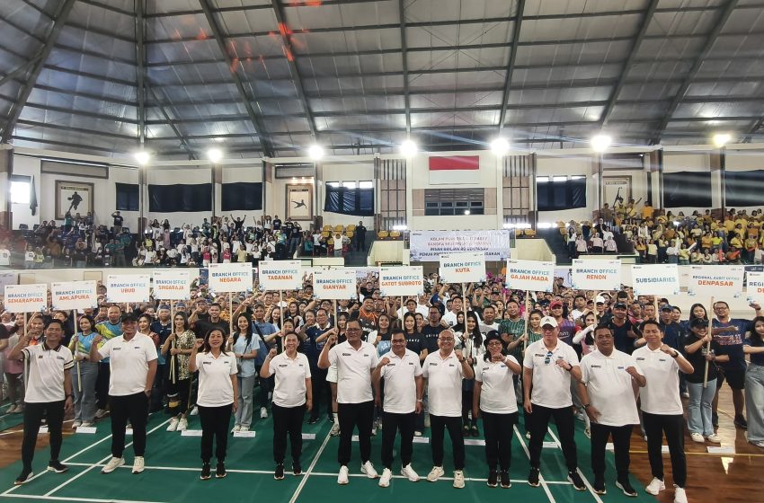  BRI SportArtCular 2025 Hadirkan Semangat Kolaborasi & Budaya Kerja Sehat di BRI Region 17/ Denpasar
