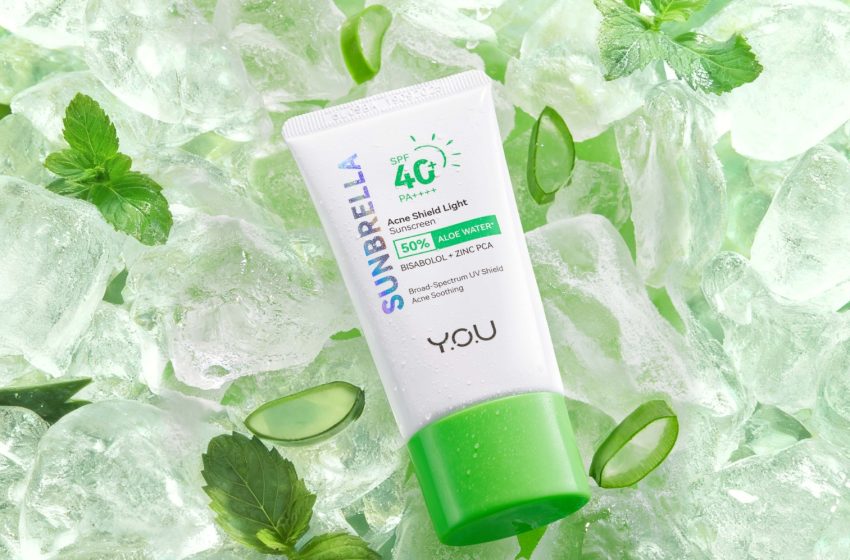  Stay Fresh Under The Sun, Y.O.U Hadirkan 3 in 1 Solution Sunbrella Acne Shield Light Sunscreen SPF 40 PA++++