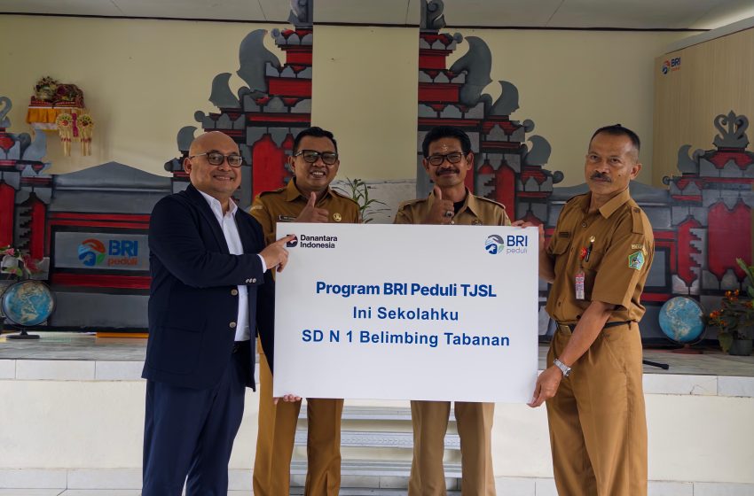  BRI Peduli Salurkan Bantuan TJSL “Ini Sekolahku” 2025 dan Beasiswa Pelajar 2025 untuk Siswa SDN 1 Belimbing Tabanan