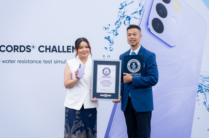  realme C85 Series Pecahkan Rekor Dunia GUINNESS WORLD RECORDS™ untuk Standar Ketahanan Air