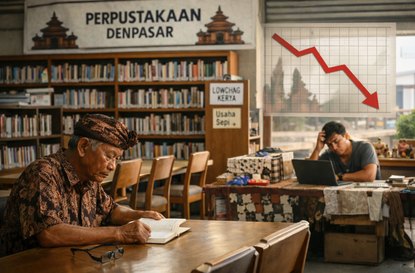  Perpustakaan Sepi, Ekonomi Ikut Sunyi: Mengapa Literasi Jadi Penentu Masa Depan Denpasar