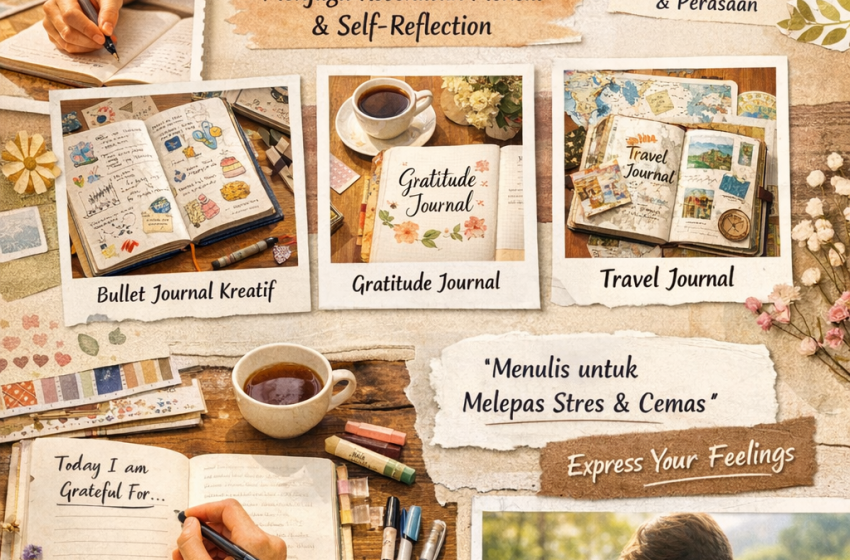  Journaling Jadi Tren Lifestyle Baru, Menulis untuk Menjaga Kesehatan Mental