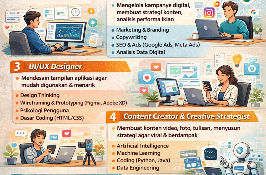  Jenis-Jenis Pekerjaan Masa Depan: Peluang Baru, Skill Baru, Cara Kerja Baru